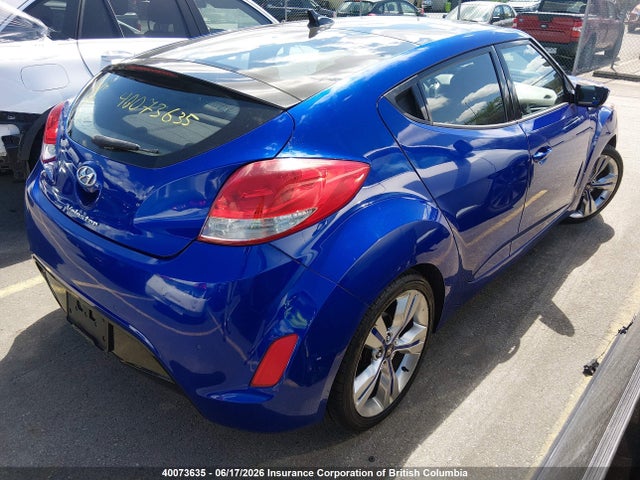 2013 Hyundai Veloster მანქანა იყიდება აუქციონზე, vin: KMHTC6AD3DU128333, აუქციონის ნომერი: 40073635