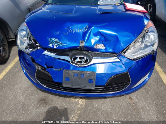 2013 Hyundai Veloster მანქანა იყიდება აუქციონზე, vin: KMHTC6AD3DU128333, აუქციონის ნომერი: 40073635
