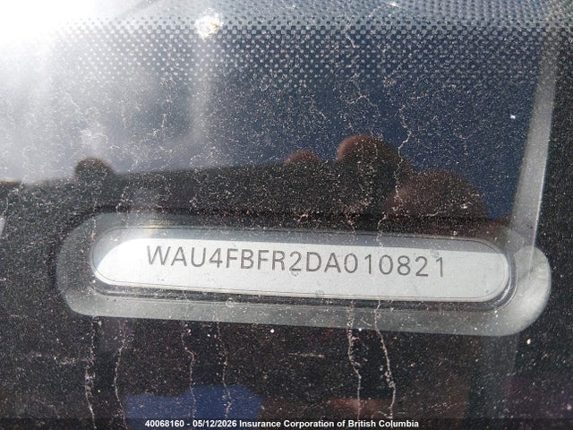 2013 Audi A5 Premium Plus მანქანა იყიდება აუქციონზე, vin: WAU4FBFR2DA010821, აუქციონის ნომერი: 40068160