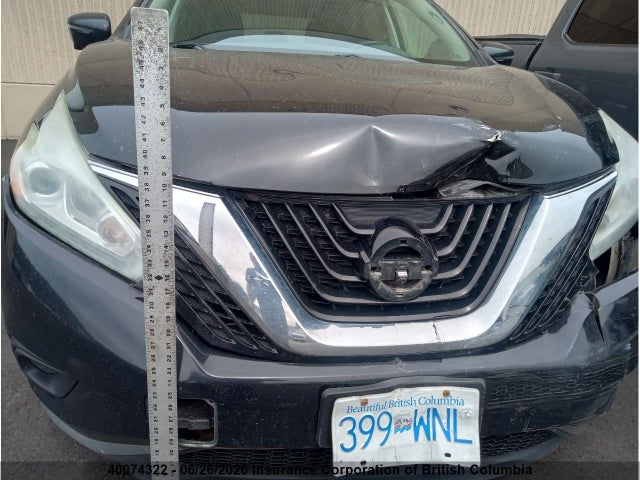 Aukcja sprzedaży 2016 Nissan Murano Platinum/sl/sv, vin: 5N1AZ2MH9GN100645, numer aukcji: 40074322