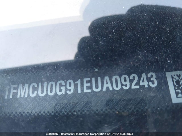Продажа на аукционе авто 2014 Ford Escape Se, vin: 1FMCU0G91EUA09243, номер лота: 40070697