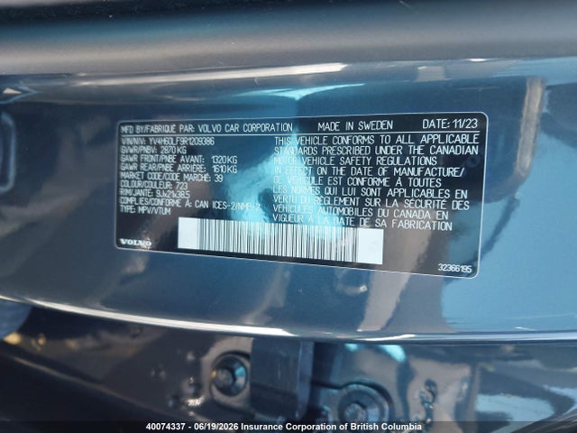 Volvo XC90 2024 YV4H60LF9R1209386 Image 9