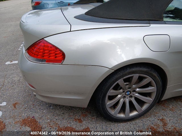 2007 Bmw 650i მანქანა იყიდება აუქციონზე, vin: WBAEK13587CN81458, აუქციონის ნომერი: 40074342
