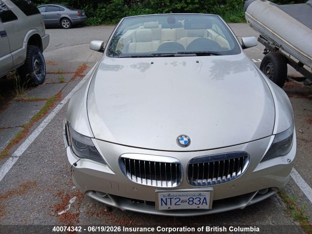2007 Bmw 650i მანქანა იყიდება აუქციონზე, vin: WBAEK13587CN81458, აუქციონის ნომერი: 40074342