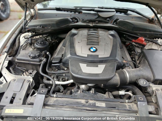 2007 Bmw 650i მანქანა იყიდება აუქციონზე, vin: WBAEK13587CN81458, აუქციონის ნომერი: 40074342