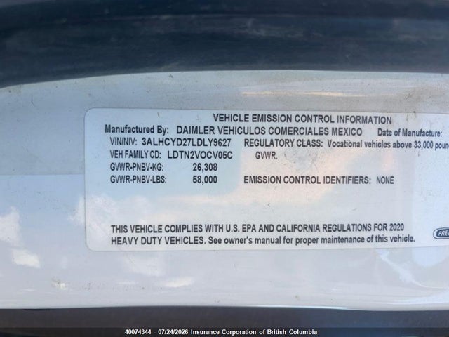 Freightliner M2 106 2020 3ALHCYD27LDLY9627 Image 14