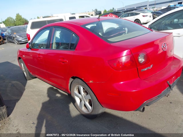 40067972 :رقم المزاد ، JM1BK12FX41145248 vin ، 2004 Mazda 3 I مزاد بيع
