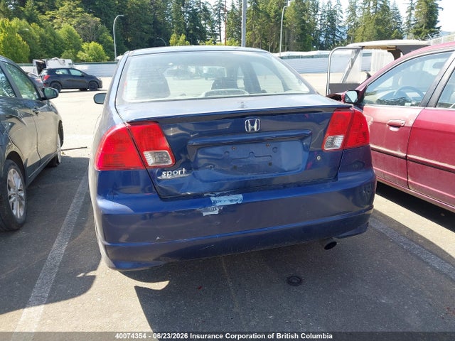 2004 Honda Civic მანქანა იყიდება აუქციონზე, vin: 2HGES15604H902167, აუქციონის ნომერი: 40074354