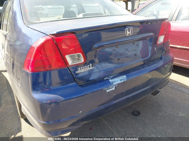 2004 Honda Civic მანქანა იყიდება აუქციონზე, vin: 2HGES15604H902167, აუქციონის ნომერი: 40074354