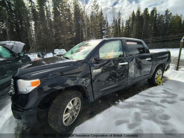 40074367 :رقم المزاد ، 5TFAY5F14HX636692 vin ، 2017 Toyota Tundra Crewmax 1794/platinum مزاد بيع