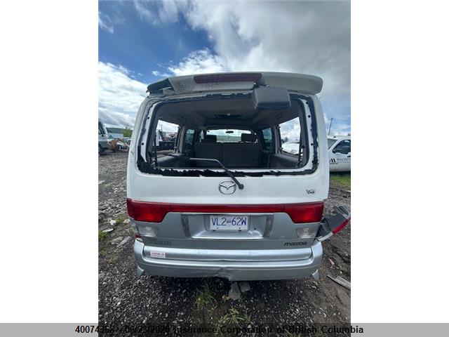 Aukcja sprzedaży 2000 Mazda Bongo, vin: SG5W401237, numer aukcji: 40074368