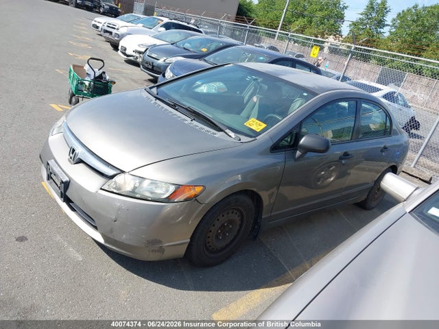 2006 Honda Civic მანქანა იყიდება აუქციონზე, vin: 2HGFA16316H007611, აუქციონის ნომერი: 40074374