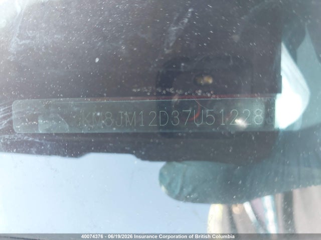 Aukcja sprzedaży 2007 Hyundai Tucson Gl V6, vin: KM8JM12D37U512283, numer aukcji: 40074376