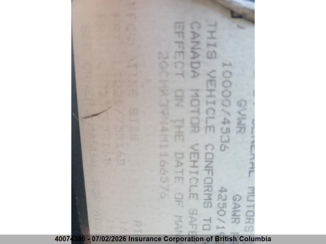 Aukcja sprzedaży 1991 Chevrolet 3500, vin: 2GCHK39N4M1166576, numer aukcji: 40074386