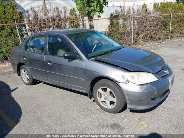 2005 Honda Civic მანქანა იყიდება აუქციონზე, vin: 2HGES16385H020945, აუქციონის ნომერი: 40074399