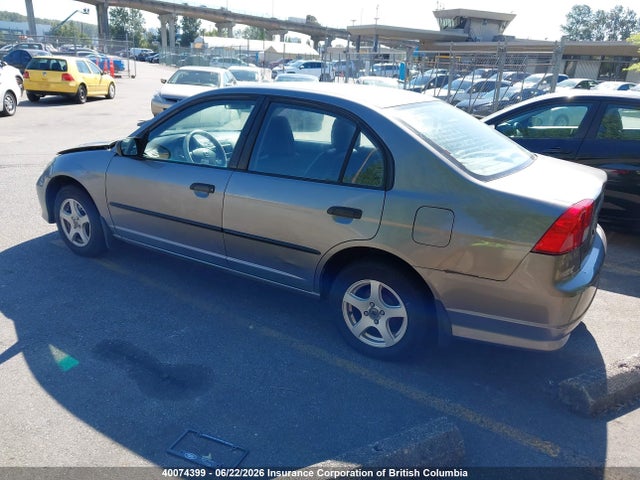 2005 Honda Civic მანქანა იყიდება აუქციონზე, vin: 2HGES16385H020945, აუქციონის ნომერი: 40074399