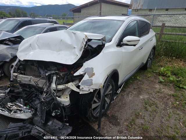 Aukcja sprzedaży 2017 Nissan Murano S/sl/sv/platinum, vin: 5N1AZ2MH0HN158967, numer aukcji: 40074401