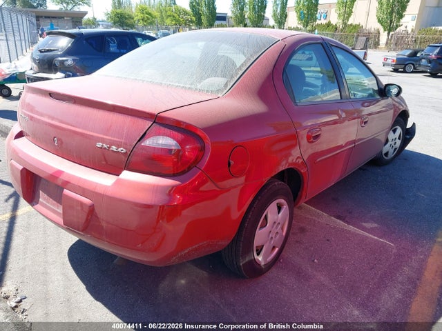 2004 Dodge Neon Sx 2.0 მანქანა იყიდება აუქციონზე, vin: 1B3ES46C34D638915, აუქციონის ნომერი: 40074411