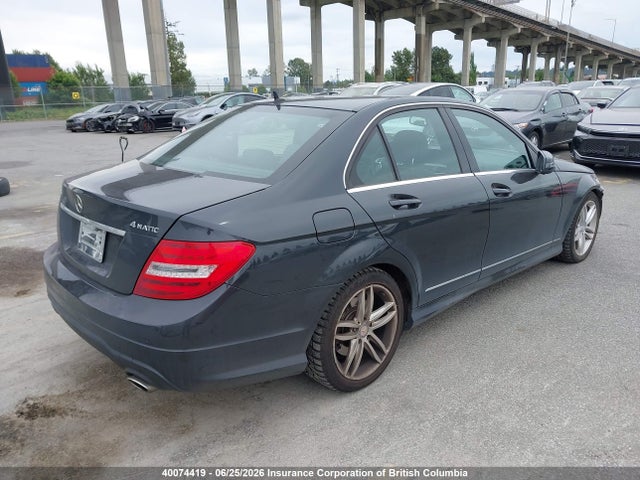 40074419 :رقم المزاد ، WDDGF8AB9DA780243 vin ، 2013 Mercedes-benz C 300 4matic مزاد بيع