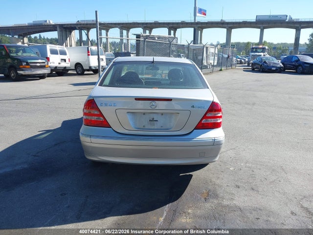 Aukcja sprzedaży 2005 Mercedes-benz C 240 4matic, vin: WDBRF81J95F569217, numer aukcji: 40074421
