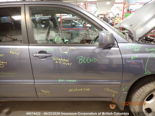 Aukcja sprzedaży 2005 Toyota Highlander Limited, vin: JTEEP21A250071725, numer aukcji: 40074422