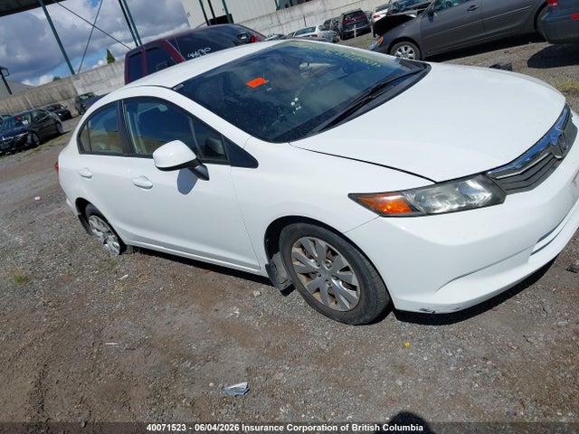 Продажа на аукционе авто 2012 Honda Civic Lx, vin: 2HGFB2F47CH110071, номер лота: 40071523