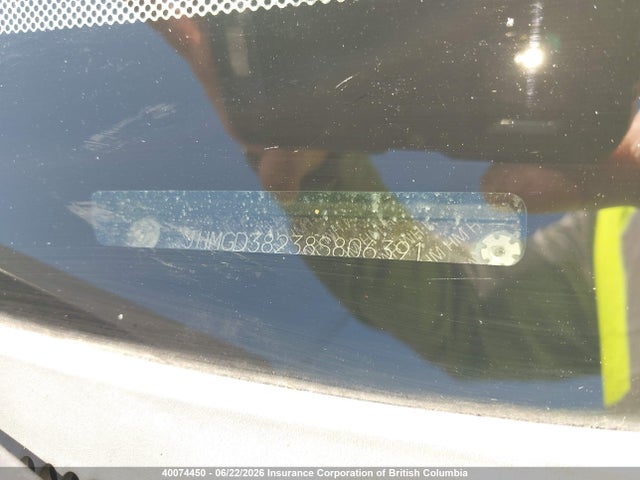 Продаж на аукціоні авто 2008 Honda Fit, vin: JHMGD38238S806391, номер лоту: 40074450