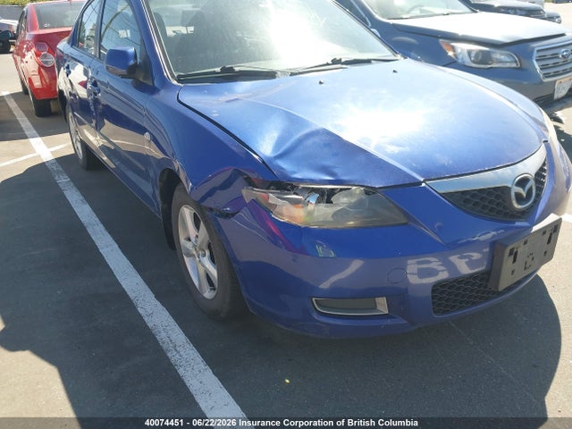 Aukcja sprzedaży 2008 Mazda 3 I, vin: JM1BK32F181810619, numer aukcji: 40074451