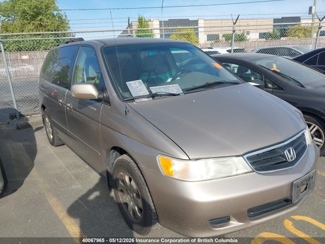 2003 Honda Odyssey Ex მანქანა იყიდება აუქციონზე, vin: 2HKRL18603H003243, აუქციონის ნომერი: 40067965