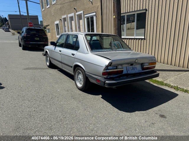 Aukcja sprzedaży 1986 Bmw 535i, vin: WBADC7403G0962408, numer aukcji: 40074466