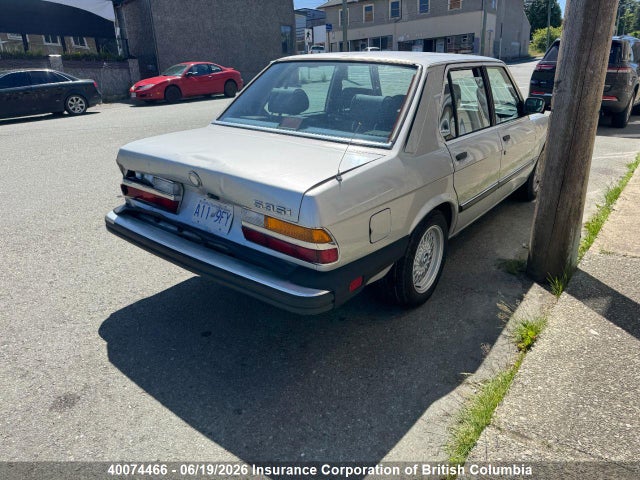 Aukcja sprzedaży 1986 Bmw 535i, vin: WBADC7403G0962408, numer aukcji: 40074466
