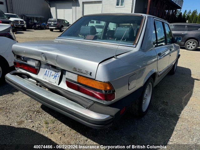 Aukcja sprzedaży 1986 Bmw 535i, vin: WBADC7403G0962408, numer aukcji: 40074466
