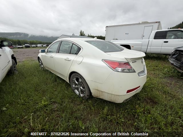 40074477 :رقم المزاد ، 19UUA9E55AA800152 vin ، 2010 Acura Tl مزاد بيع