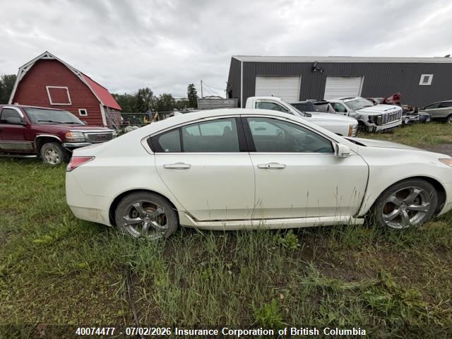 40074477 :رقم المزاد ، 19UUA9E55AA800152 vin ، 2010 Acura Tl مزاد بيع