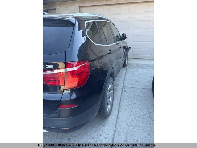 Продаж на аукціоні авто 2012 Bmw X3, vin: 5UXWX5C58CL727835, номер лоту: 40074489