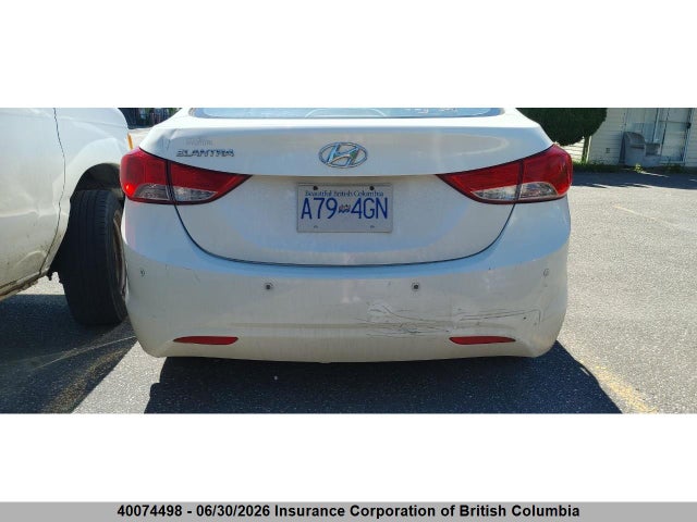 Aukcja sprzedaży 2012 Hyundai Elantra Gls/limited, vin: 5NPDH4AE5CH071536, numer aukcji: 40074498