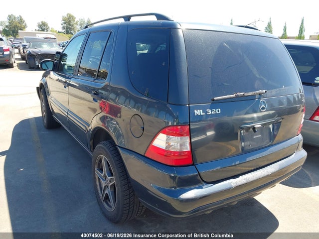 Продажа на аукционе авто 2002 Mercedes-benz Ml 320, vin: 4JGAB54E82A305658, номер лота: 40074502