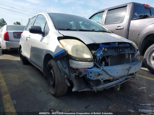 40069274 :رقم المزاد ، JTDKT923275103039 vin ، 2007 Toyota Yaris مزاد بيع