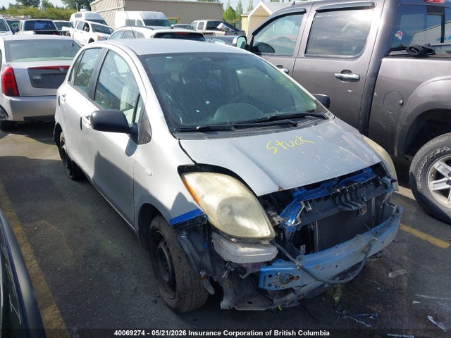 40069274 :رقم المزاد ، JTDKT923275103039 vin ، 2007 Toyota Yaris مزاد بيع