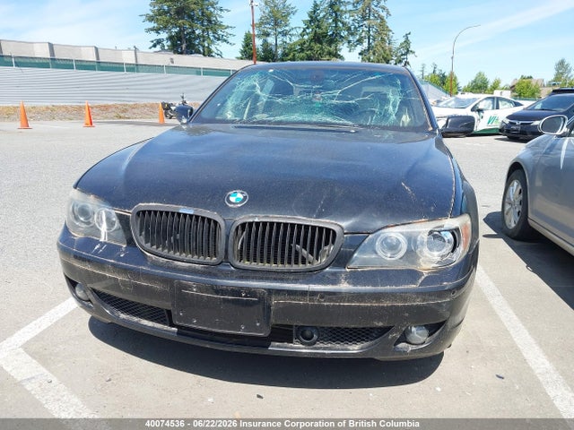 Aukcja sprzedaży 2007 Bmw 750li, vin: WBAHN83527DT69257, numer aukcji: 40074536