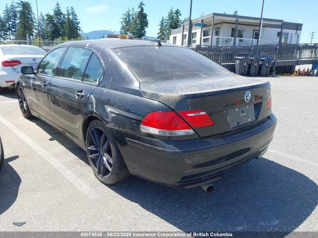 Aukcja sprzedaży 2007 Bmw 750li, vin: WBAHN83527DT69257, numer aukcji: 40074536