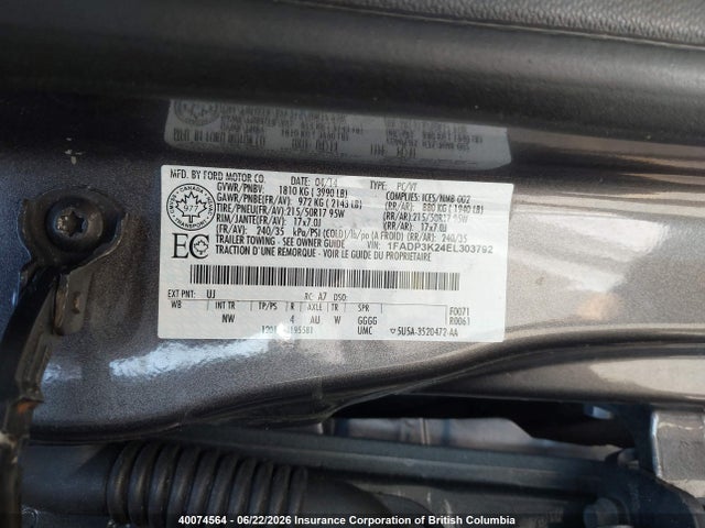 Ford Focus 2014 1FADP3K24EL303792 Image 9