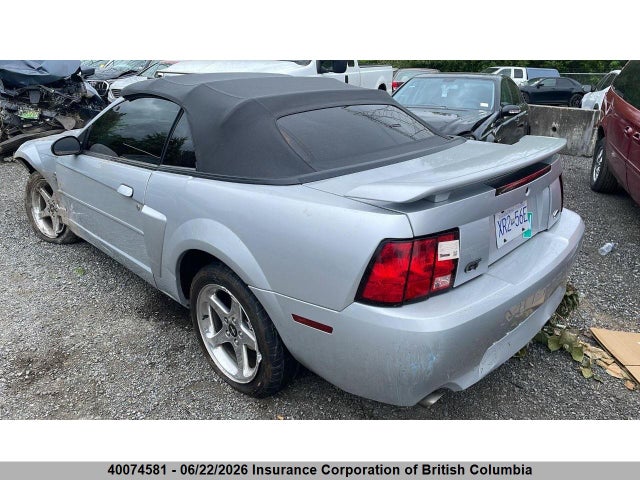 40074581 :رقم المزاد ، 1FAFP45X54F207611 vin ، 2004 Ford Mustang Gt مزاد بيع