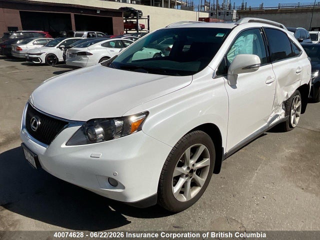 Продаж на аукціоні авто 2012 Lexus Rx 350, vin: 2T2BK1BA3CC146817, номер лоту: 40074628
