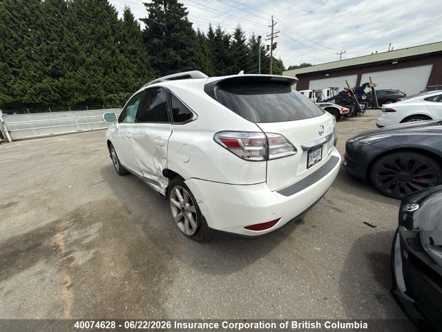 Продаж на аукціоні авто 2012 Lexus Rx 350, vin: 2T2BK1BA3CC146817, номер лоту: 40074628