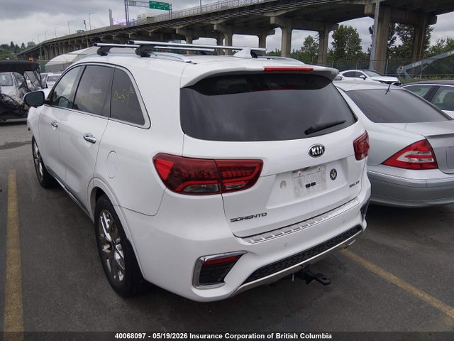 40068097 :رقم المزاد ، 5XYPKDA59KG608476 vin ، 2019 Kia Sorento Sx/sxl مزاد بيع