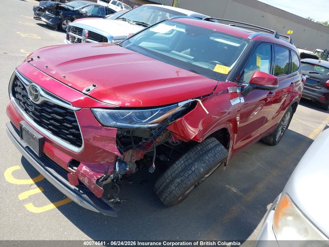 2021 Toyota Highlander Platinum მანქანა იყიდება აუქციონზე, vin: 5TDFZRBH0MS128281, აუქციონის ნომერი: 40074641