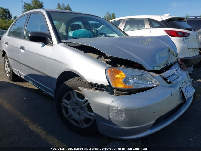 2002 Honda Civic Dx მანქანა იყიდება აუქციონზე, vin: 2HGES16112H950096, აუქციონის ნომერი: 40070626