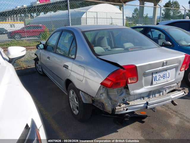2002 Honda Civic Dx მანქანა იყიდება აუქციონზე, vin: 2HGES16112H950096, აუქციონის ნომერი: 40070626