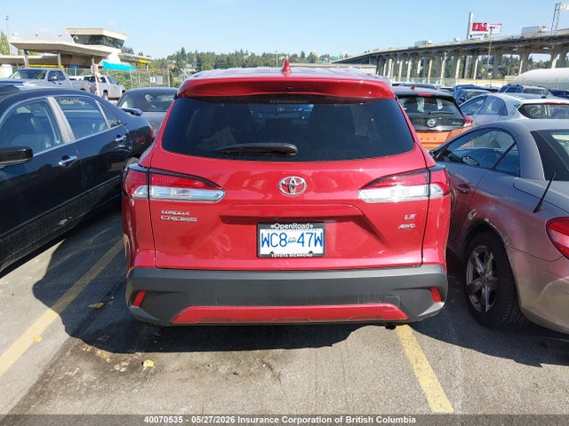 Aukcja sprzedaży 2024 Toyota Corolla Cross Le, vin: 7MUCAABGXRV100133, numer aukcji: 40070535